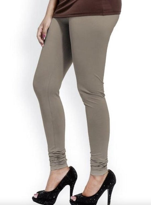 Premium Dames Legging Katoen | Basic Legging | Khaki