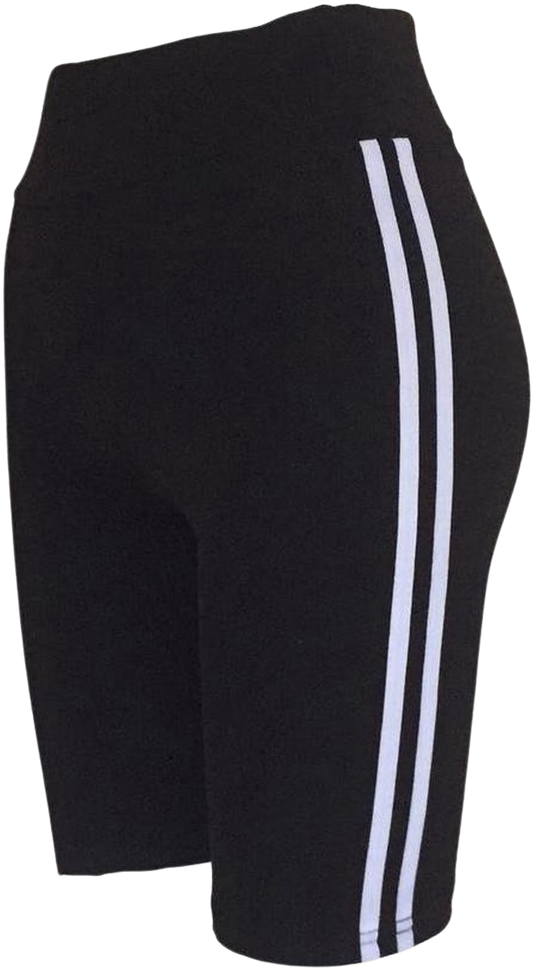 Modieuze Premium Dames Korte Joggingsbroek / Trainingsbroek / Sportbroek | Joggingshort | Zwart